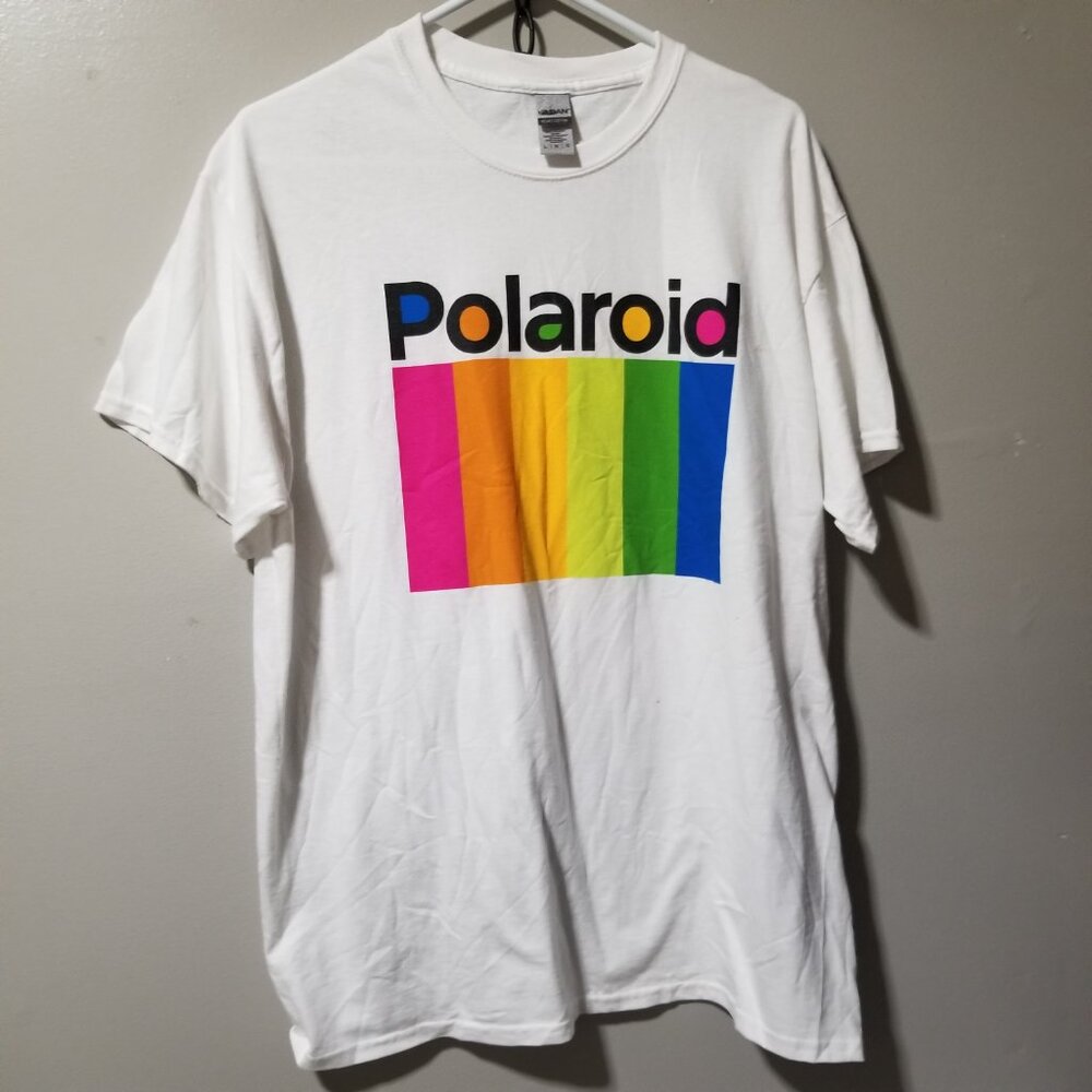 Polaroid T Shirt Short Sleeve Cotton Men's Large